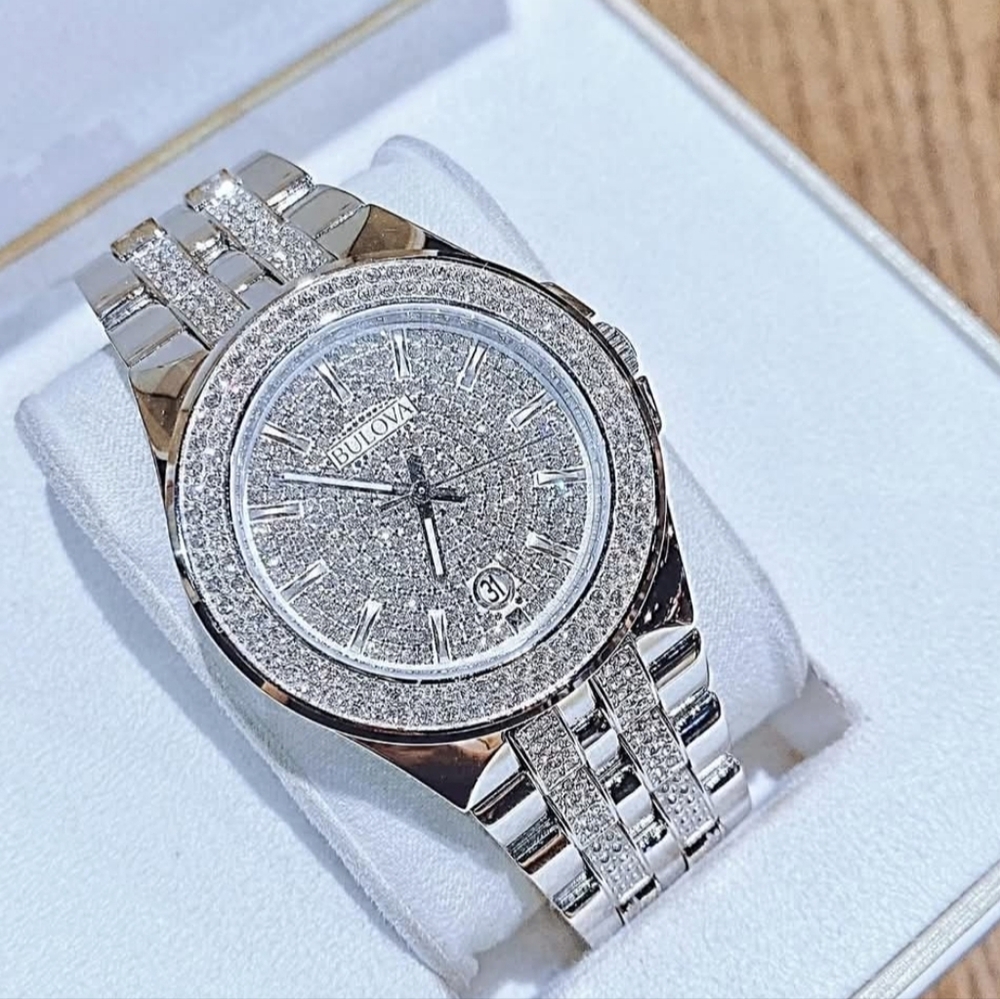 ***BRAND NEW*** Bulova Phantom Men's Crystal Pave Watch - Picture 3 of 10